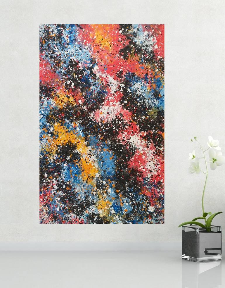 Original Abstract Expressionism Abstract Painting by Max Yaskin