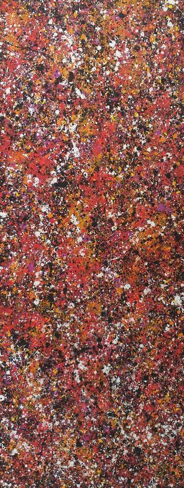 Abstract JACKSON POLLOCK style acrylic by M.Y. thumb