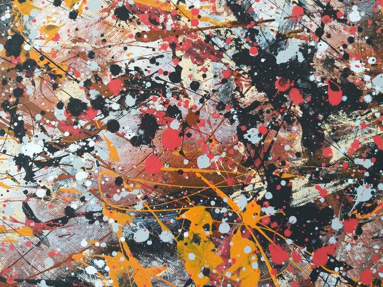 Original Abstract Expressionism Abstract Painting by Max Yaskin