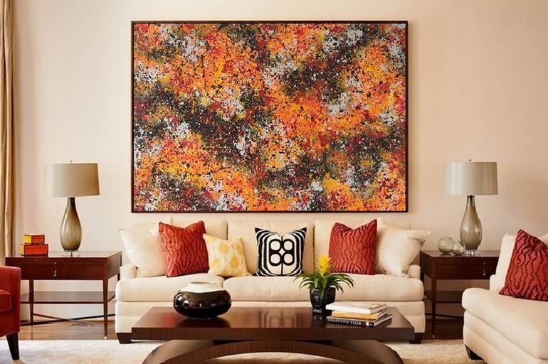 Original Art Deco Abstract Painting by Max Yaskin