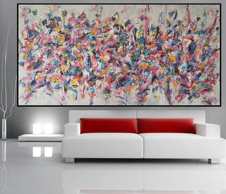 Original Abstract Painting by Max Yaskin