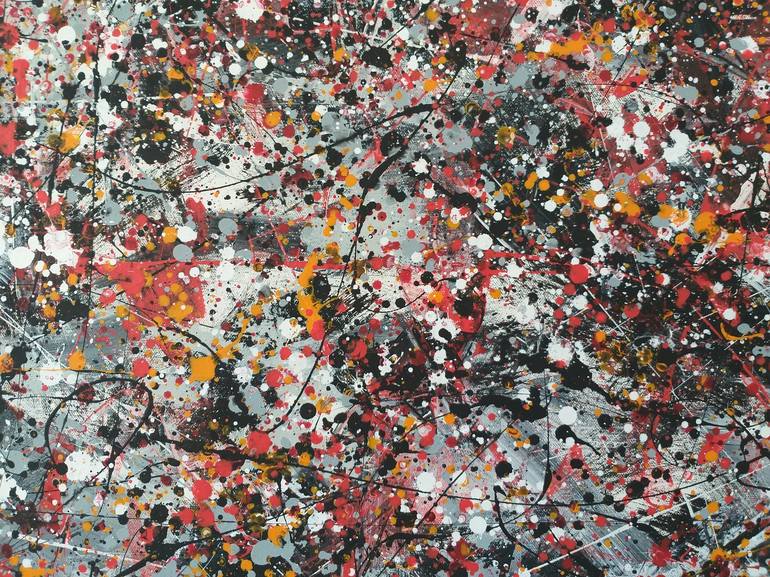 Original Abstract Expressionism Abstract Painting by Max Yaskin