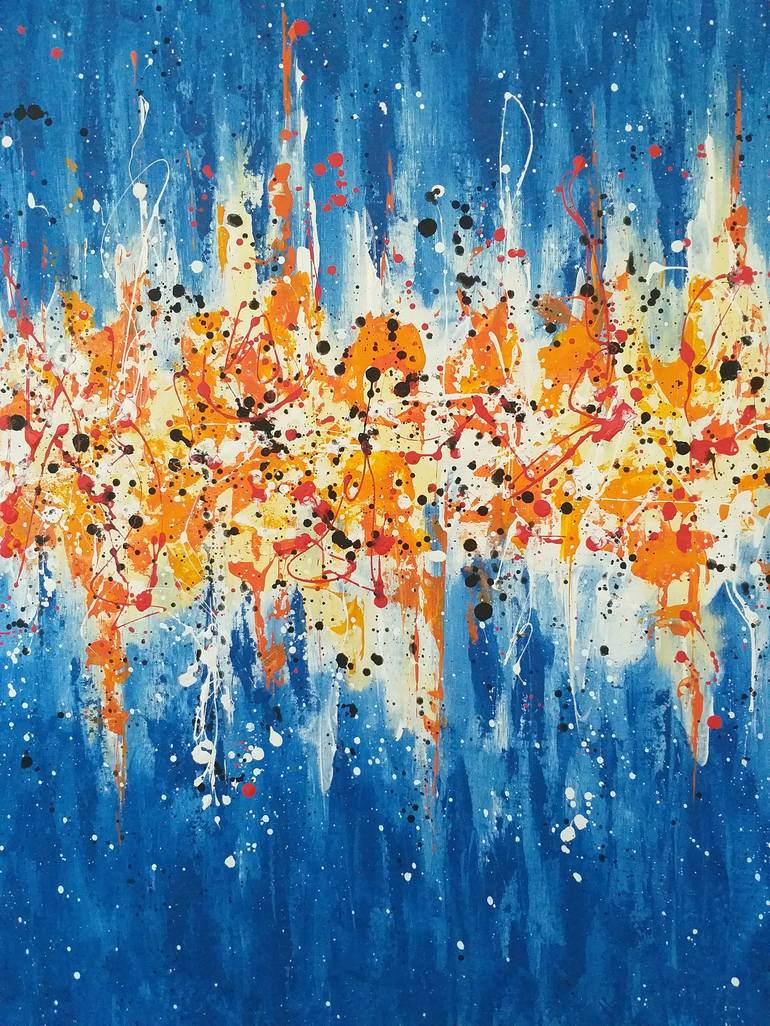 Original Abstract Painting by Max Yaskin