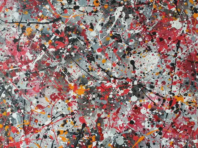 Original Abstract Expressionism Abstract Painting by Max Yaskin