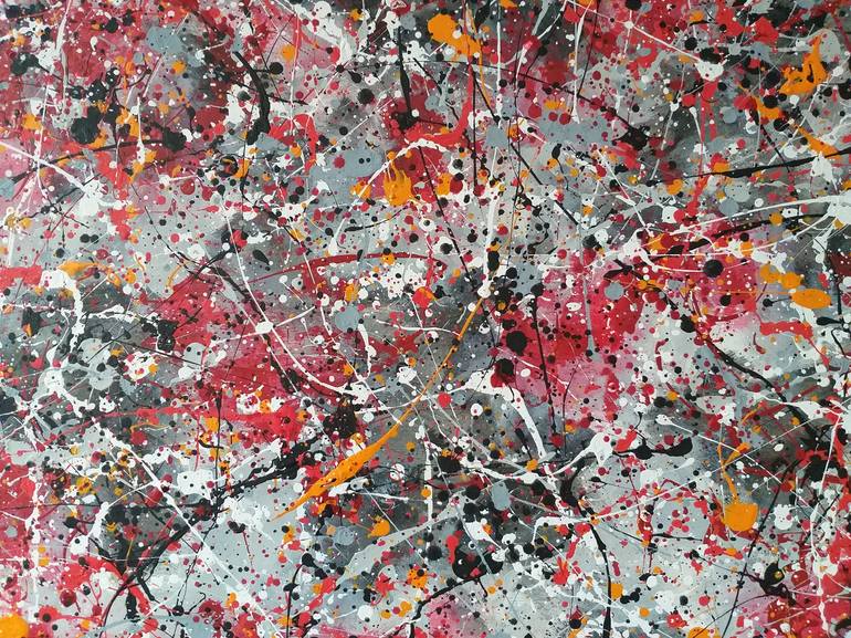 Original Abstract Expressionism Abstract Painting by Max Yaskin