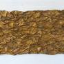 Sculpture size 160cm x 65cm x 4cm (63in x 25,60in x 1,60in)
Perfect 3D sculpture for your office or home.
This artwork will decorate your interior and makes the space unique and luxury.
Can hang the artwork vertically and horizontally.
Contains different shades of gold tones, the color of the artwork and the tones of gold color depends on the lighting in the room.
Made from plastic, textile, putty. Spray and acrylic colors.
Ready to hang.