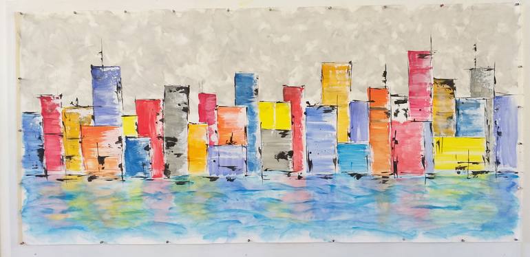 Original Abstract Expressionism Abstract Painting by Max Yaskin