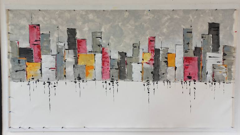 Original Abstract Expressionism Abstract Painting by Max Yaskin