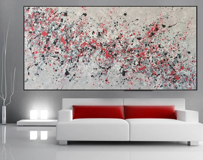 Original Abstract Expressionism Abstract Painting by Max Yaskin