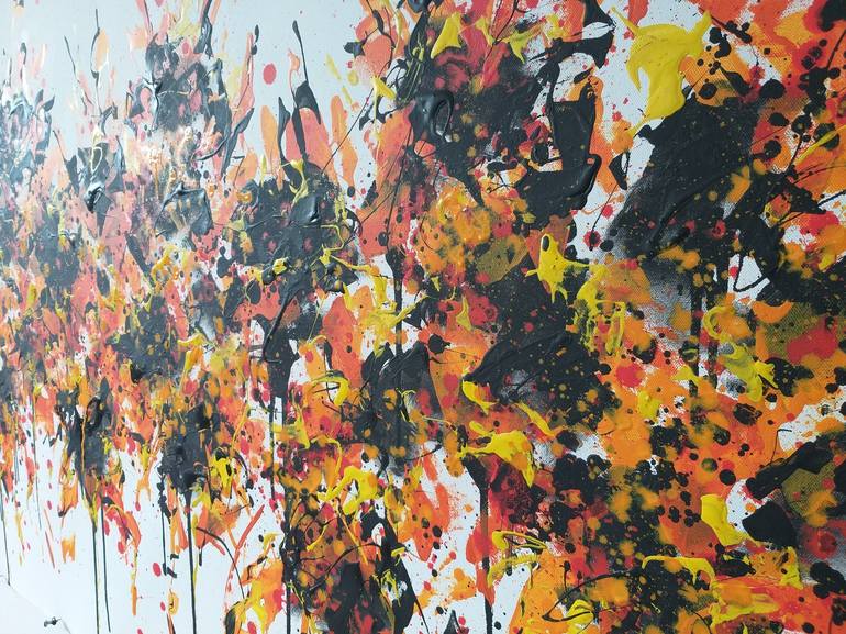 Original Abstract Expressionism Abstract Painting by Max Yaskin