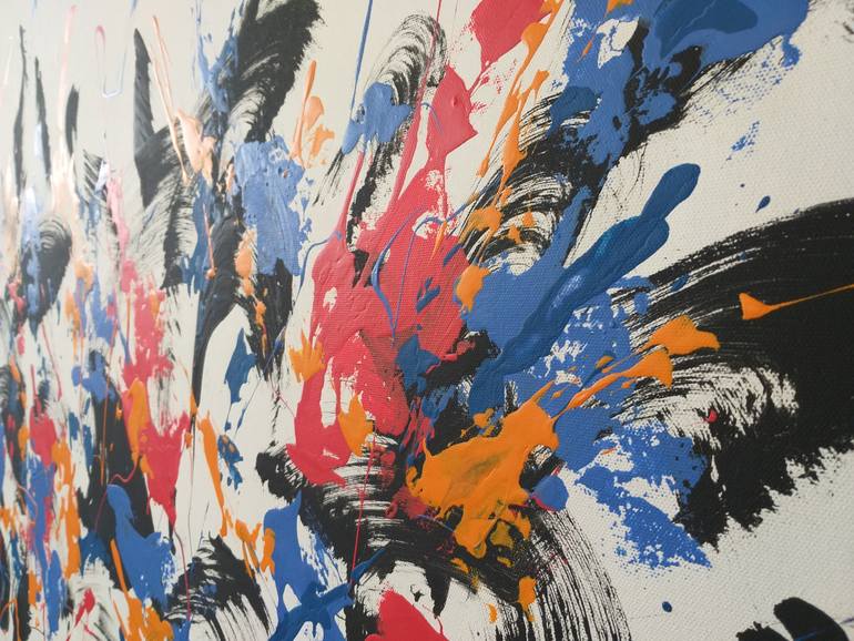 Original Abstract Expressionism Abstract Painting by Max Yaskin