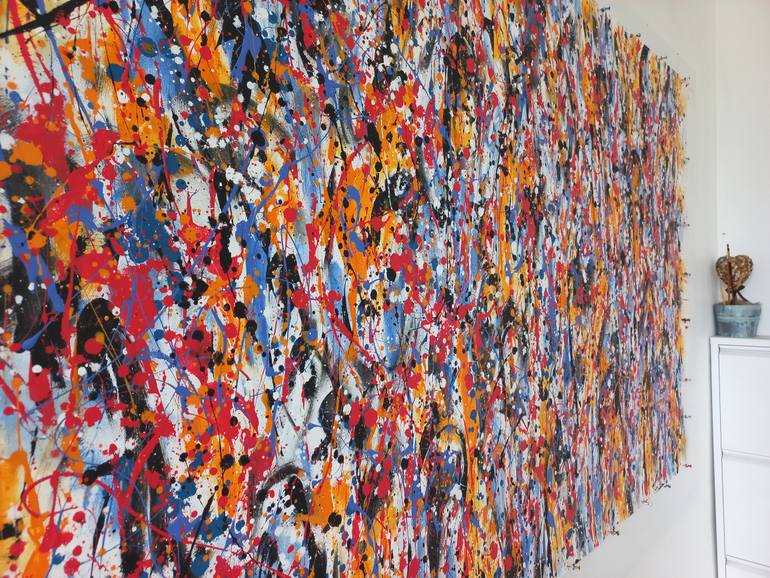 Original Abstract Expressionism Abstract Painting by Max Yaskin
