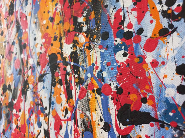Original Abstract Expressionism Abstract Painting by Max Yaskin