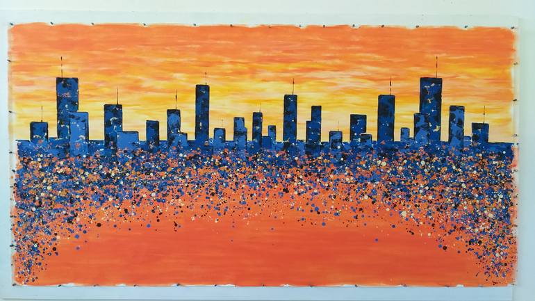 Original Abstract Expressionism Abstract Painting by Max Yaskin