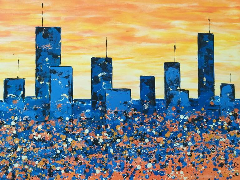 Original Abstract Expressionism Abstract Painting by Max Yaskin