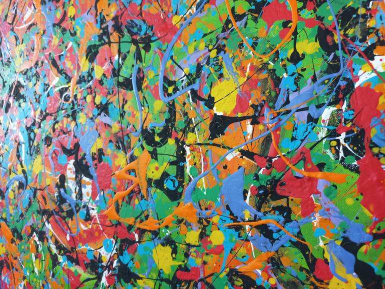 Original Abstract Expressionism Abstract Painting by Max Yaskin
