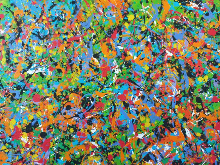 Original Abstract Expressionism Abstract Painting by Max Yaskin