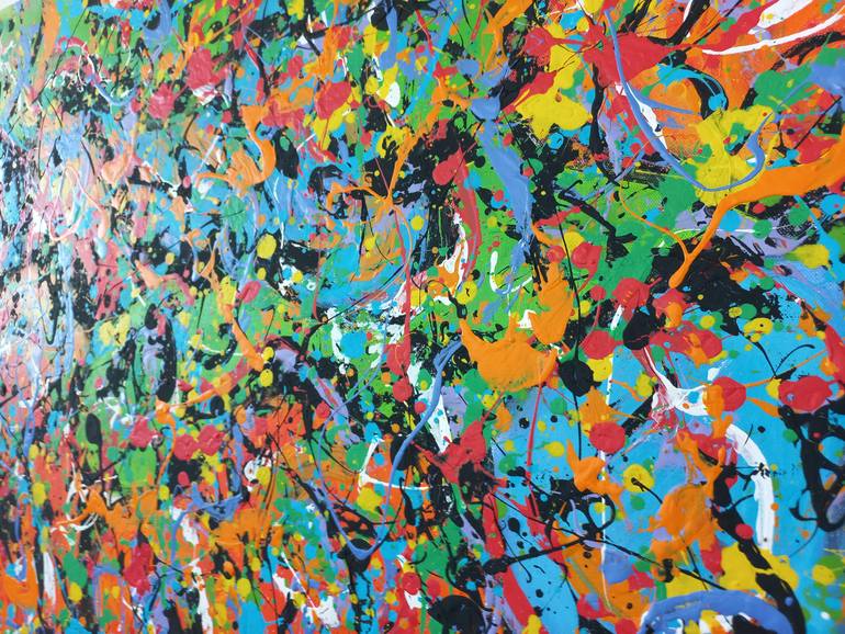Original Abstract Expressionism Abstract Painting by Max Yaskin