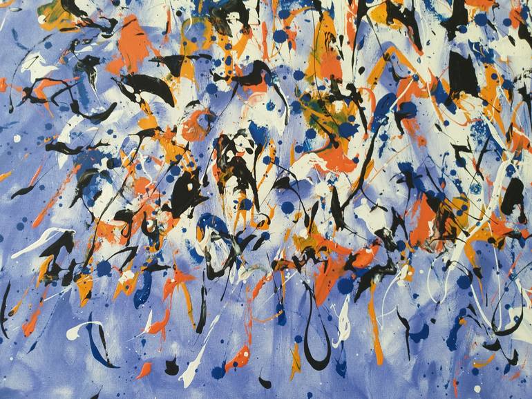 Original Art Deco Abstract Painting by Max Yaskin