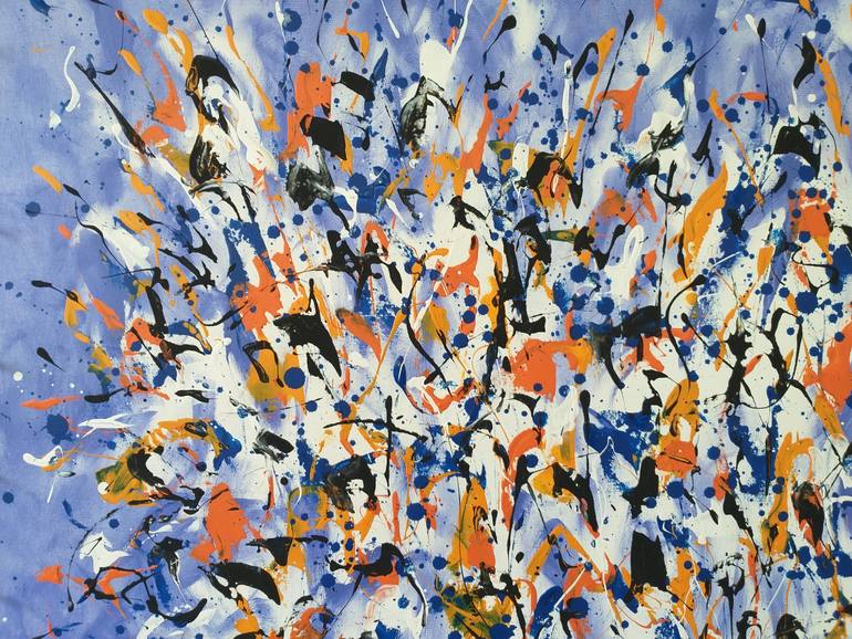 Original Art Deco Abstract Painting by Max Yaskin