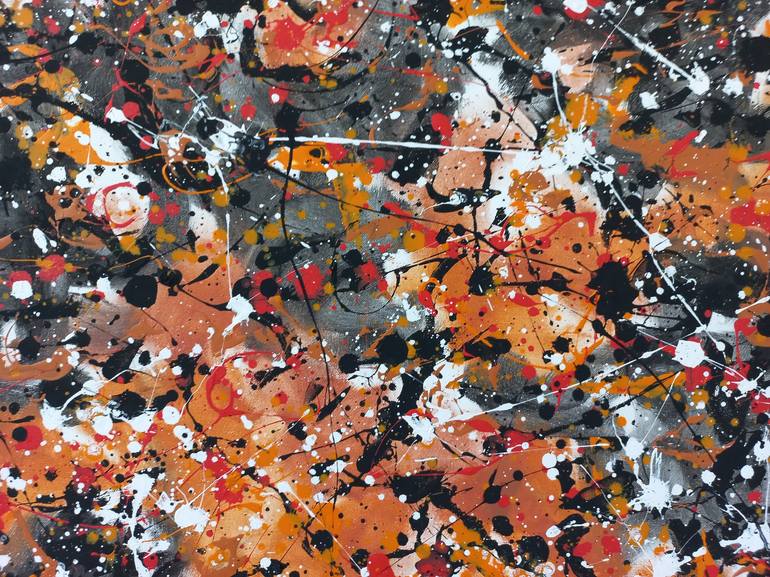 Original Abstract Expressionism Abstract Painting by Max Yaskin