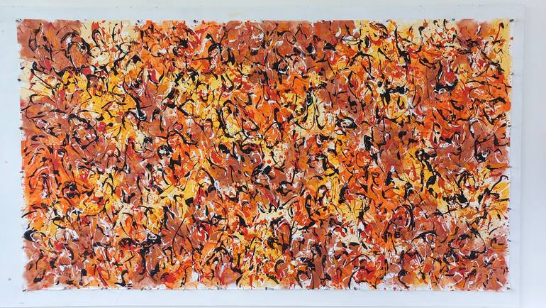 Original Abstract Expressionism Abstract Painting by Max Yaskin