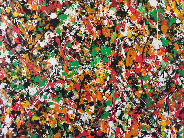 Original Abstract Expressionism Abstract Painting by Max Yaskin