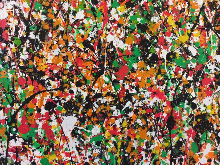Original Abstract Expressionism Abstract Painting by Max Yaskin