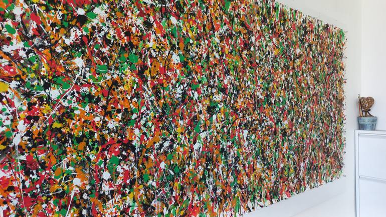 Original Abstract Expressionism Abstract Painting by Max Yaskin