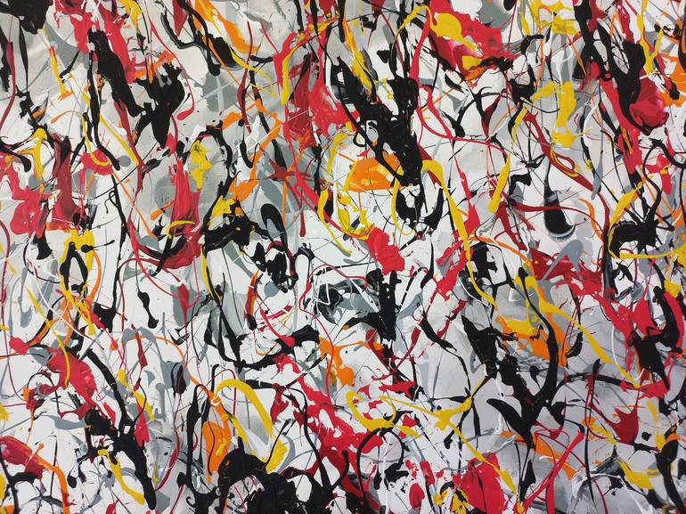 Original Abstract Painting by Max Yaskin