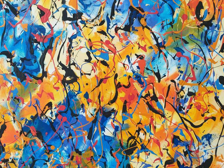 Original Expressionism Abstract Painting by Max Yaskin