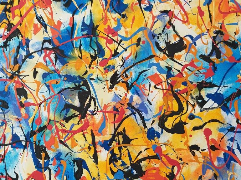 Original Expressionism Abstract Painting by Max Yaskin