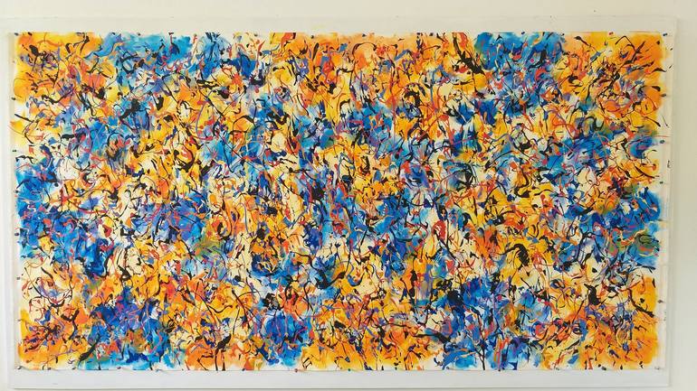 Original Expressionism Abstract Painting by Max Yaskin