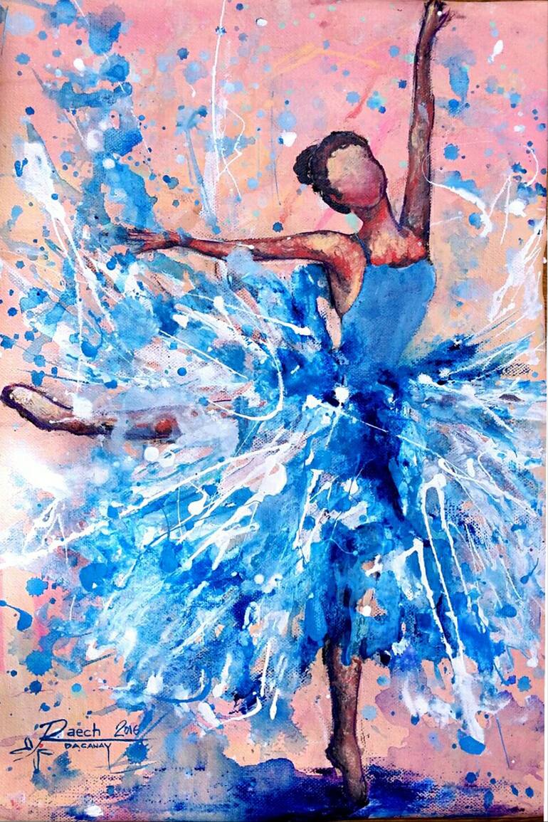 Ballerina no. 8 (Ballet Series 13/100) Painting by RAECHE D | Saatchi Art