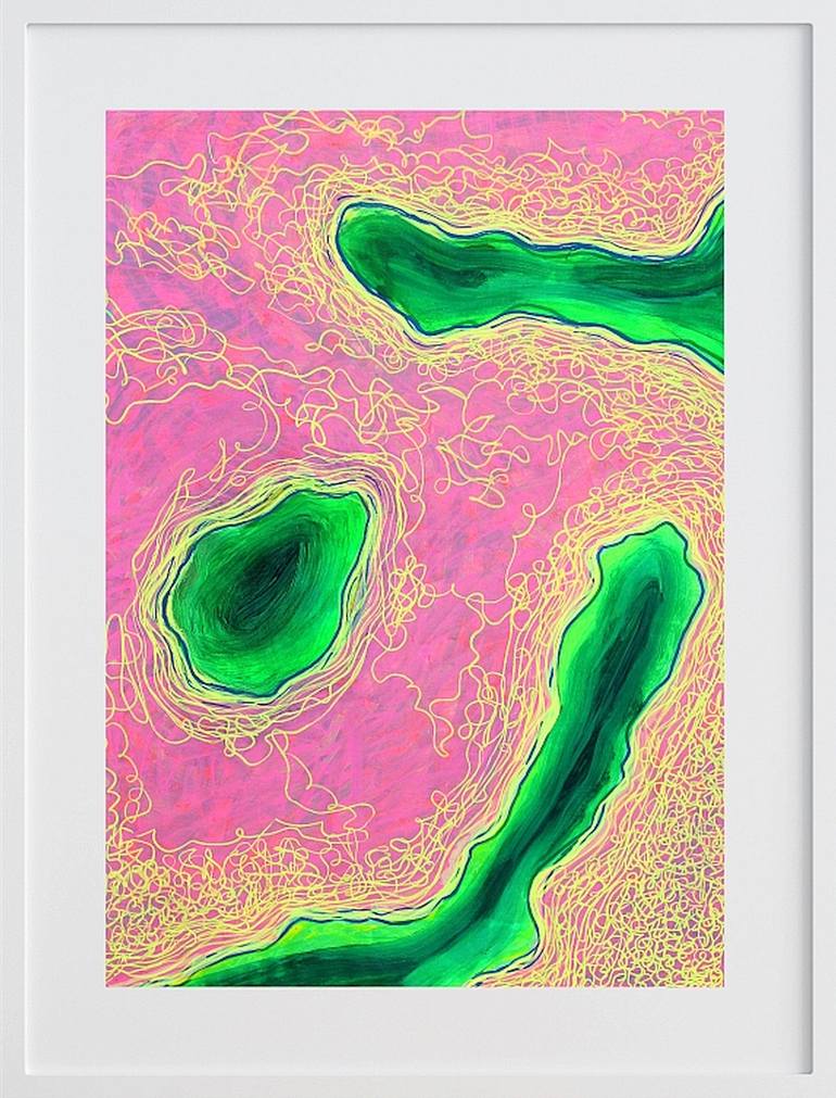 Original Painterly Abstraction Abstract Painting by Orfhlaith Egan