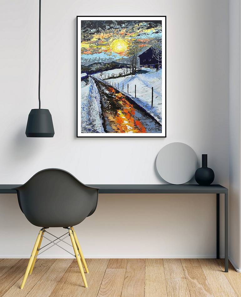 Original Impressionism Landscape Painting by Orfhlaith Egan