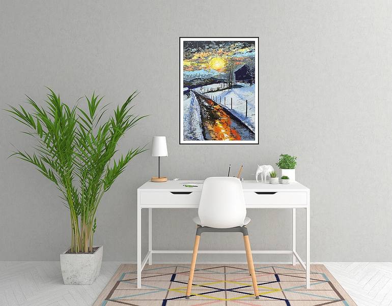 Original Impressionism Landscape Painting by Orfhlaith Egan