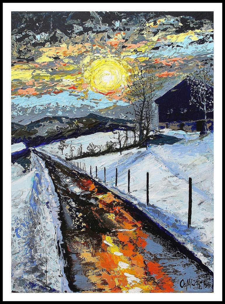 Original Impressionism Landscape Painting by Orfhlaith Egan
