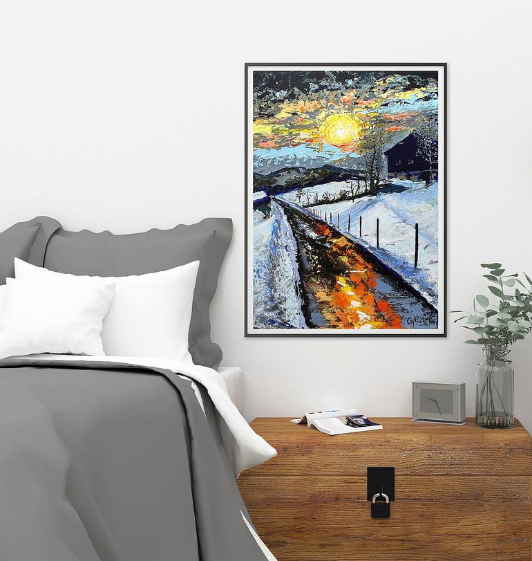 Original Impressionism Landscape Painting by Orfhlaith Egan