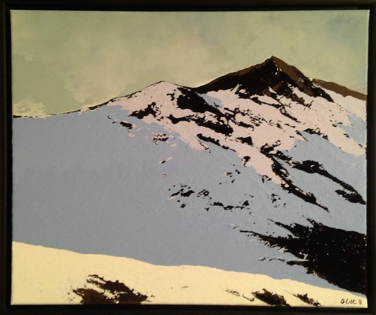 Original Modernism Landscape Painting by Orfhlaith Egan