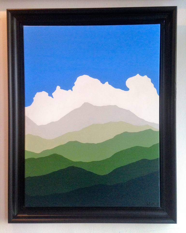 Original Minimalism Landscape Painting by Orfhlaith Egan