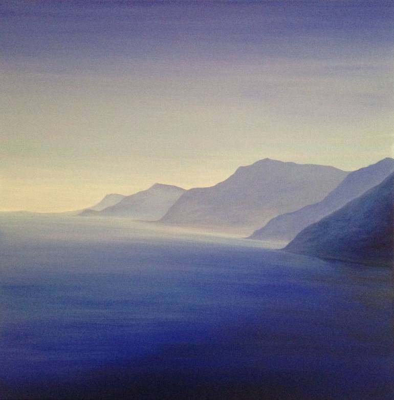 Original Minimalism Seascape Painting by Orfhlaith Egan