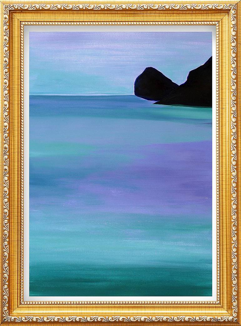 Original Expressionism Seascape Painting by Orfhlaith Egan