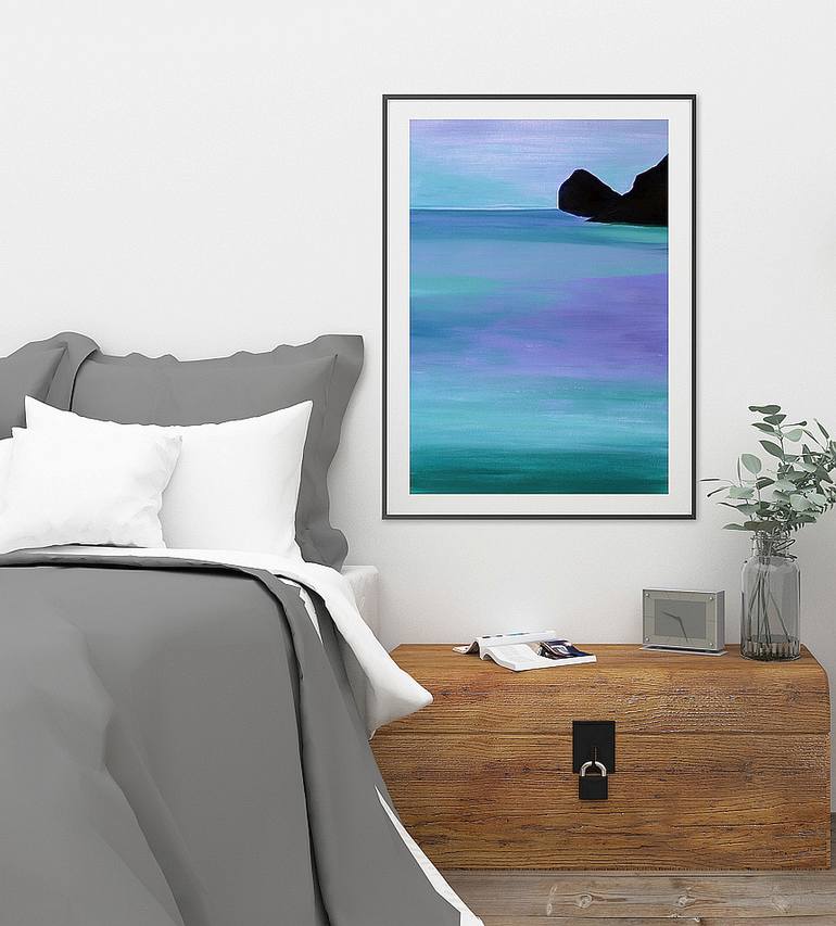 Original Expressionism Seascape Painting by Orfhlaith Egan