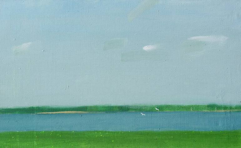 Original Minimalism Landscape Painting by Igor Nekraha