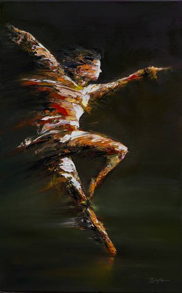 Print of Abstract Performing Arts Paintings by Tom Charly Biegler