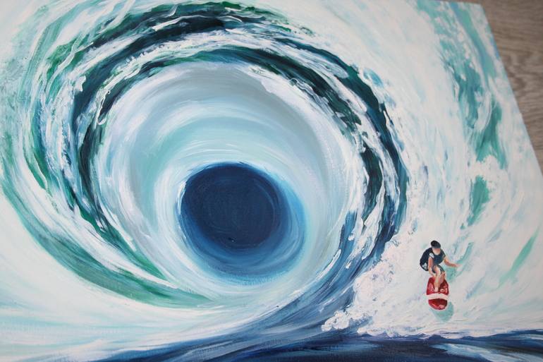 Original Expressionism Fantasy Painting by Katia Vlasova