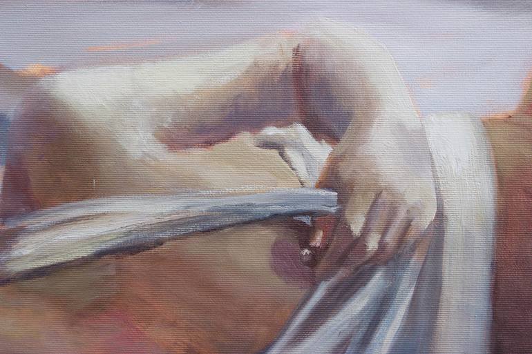 Original Expressionism Nude Painting by Leonid Khomich