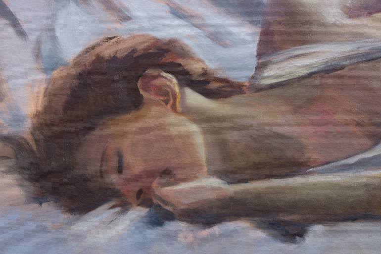 Original Expressionism Nude Painting by Leonid Khomich