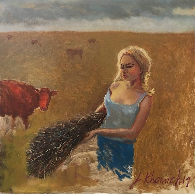 working farmer paintings